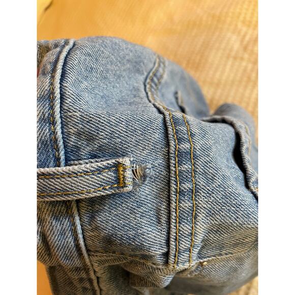 BDG Urban Outfitters Rolled Classic Mom High Rise Denim Shorts Size 27 Summer - Picture 5 of 12